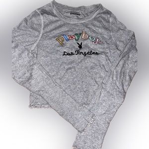 y2k 2000s vintage playboy pacsun lacey long sleeve ! size s
